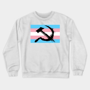 Painted Communist Trans Flag| Transgender| LGBTQ+| Don't Say Gay Bill Crewneck Sweatshirt